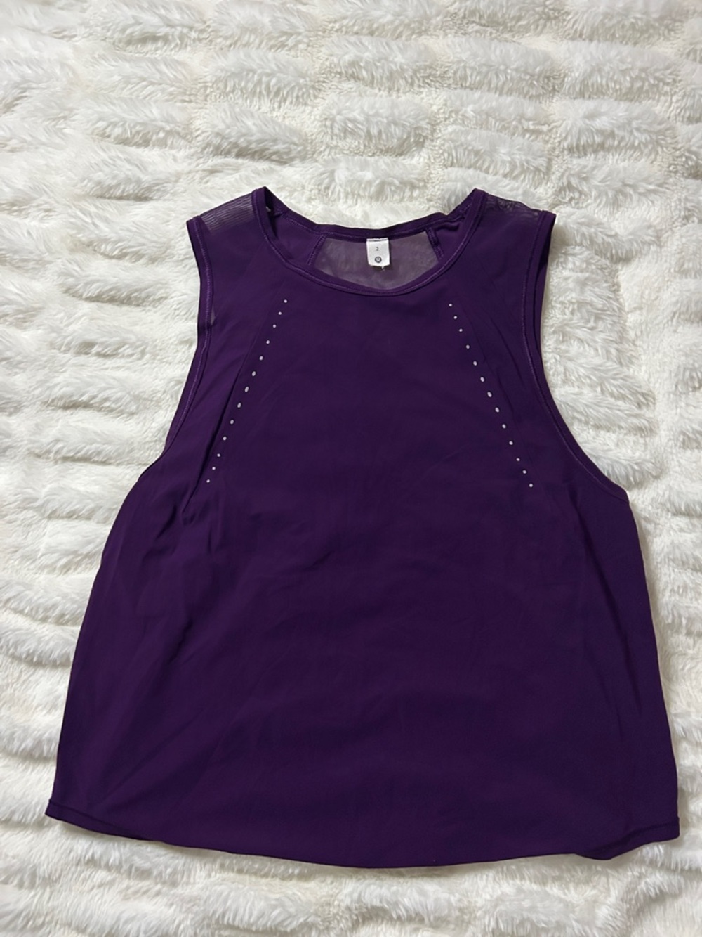lululemon athletica Deep Purple Performance Tank